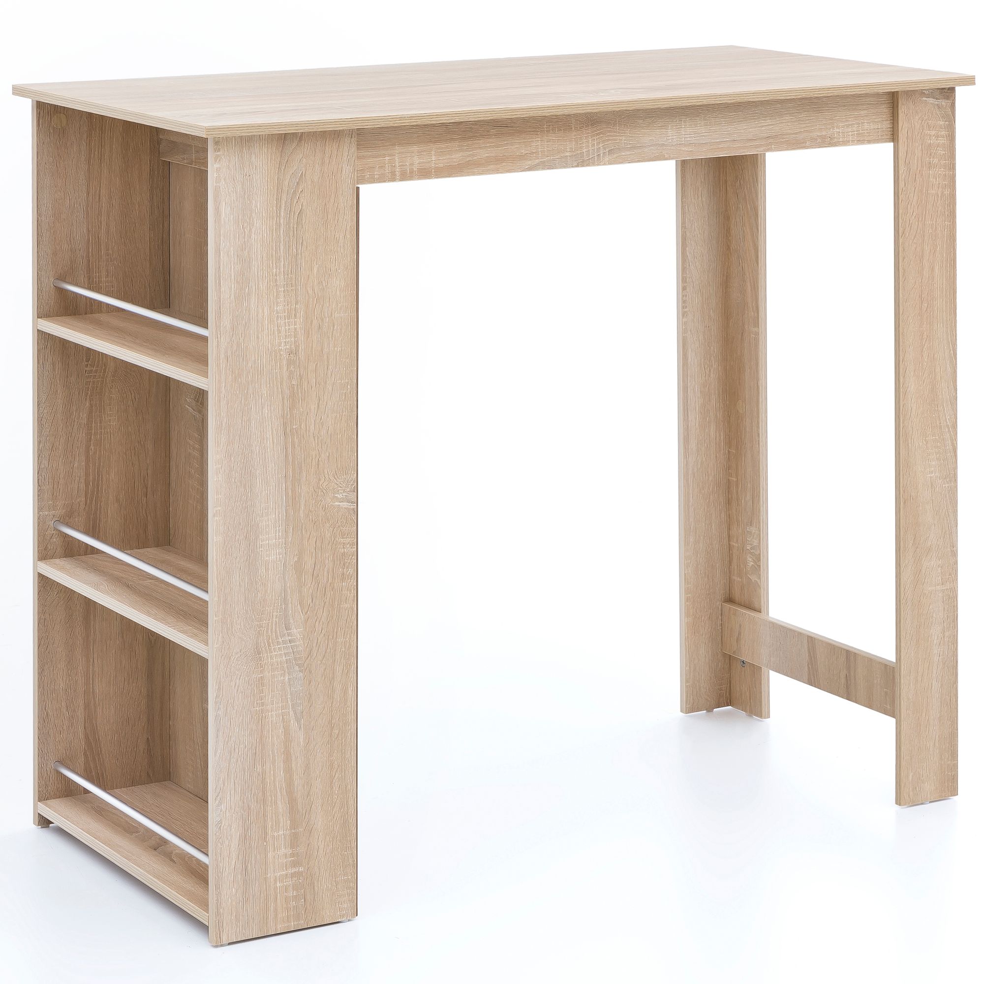 Barový stůl Sonoma dřevo | Barva Sonoma dub | 120x107,5x60 cm